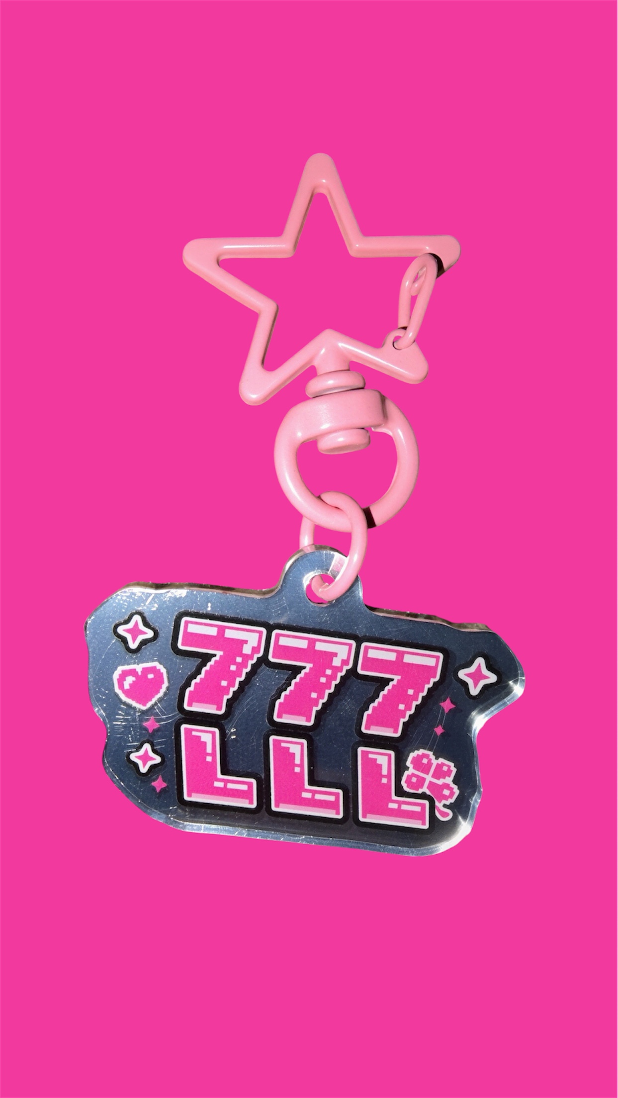 777LLL Bag charm or keychain