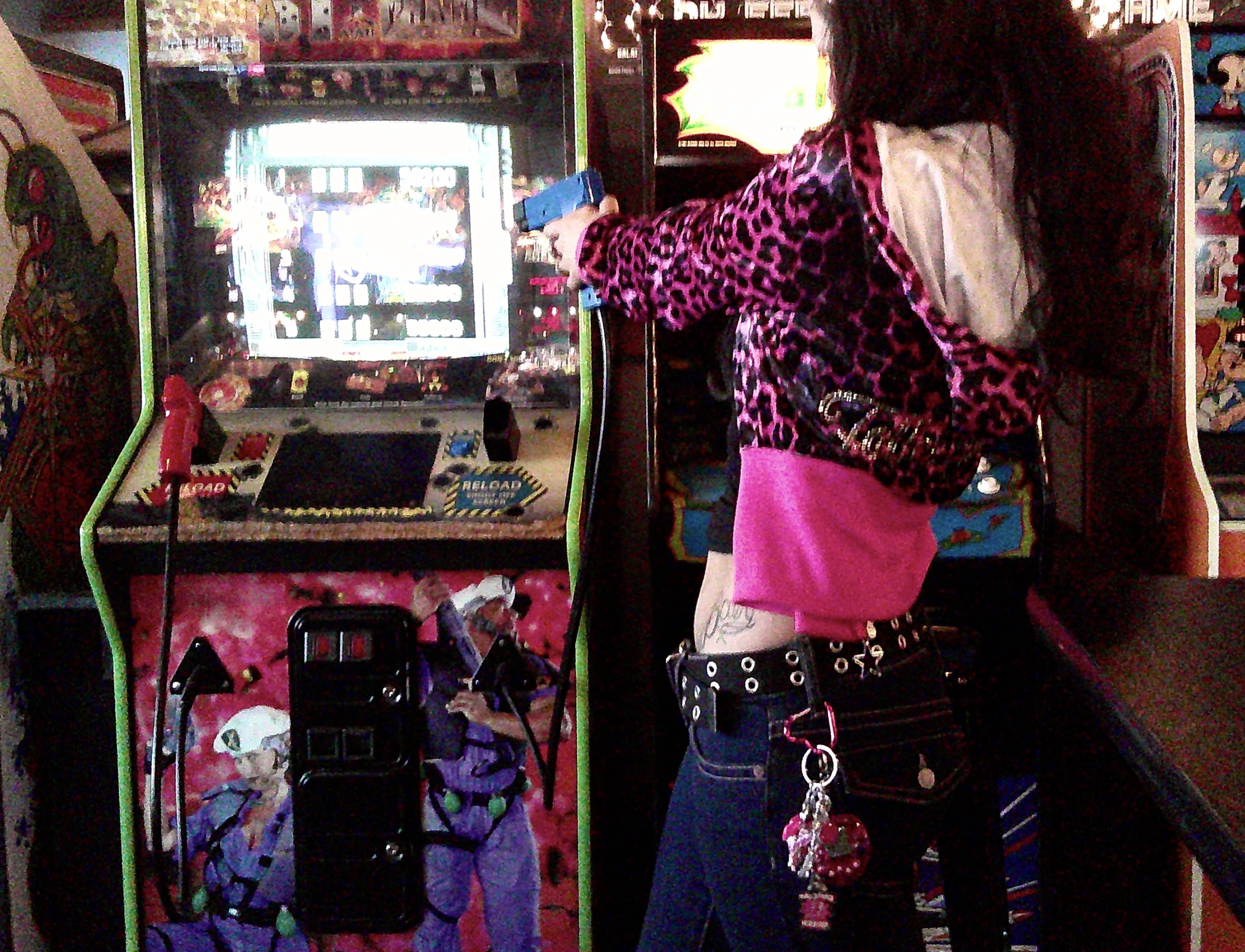 Lifestyle photo - arcade shooter