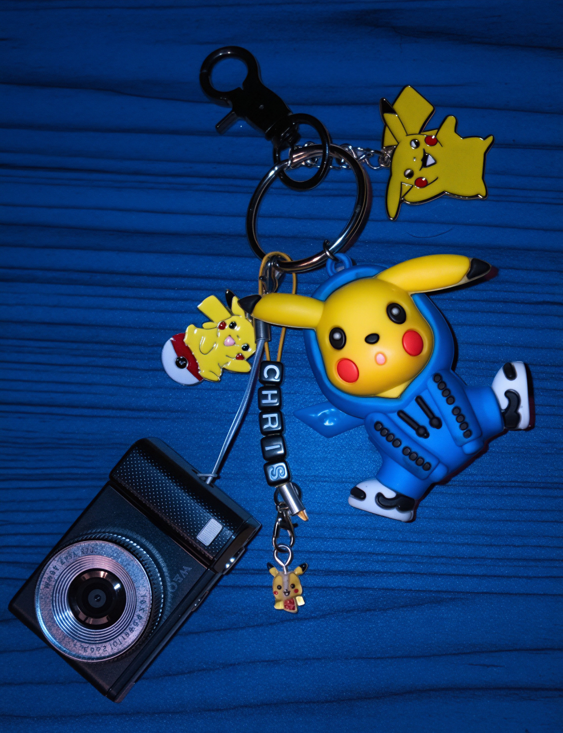 Chris Pikachu keychain