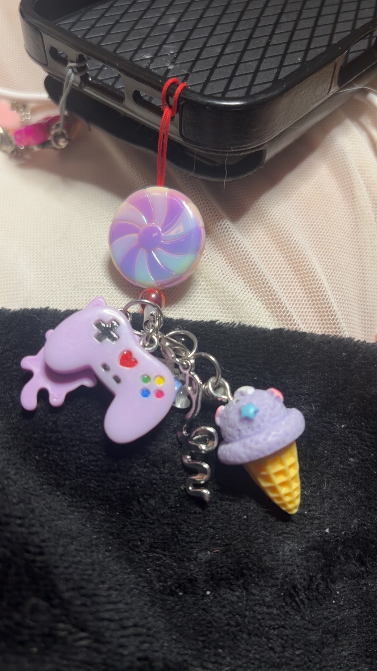 Instagram birthday phone charm