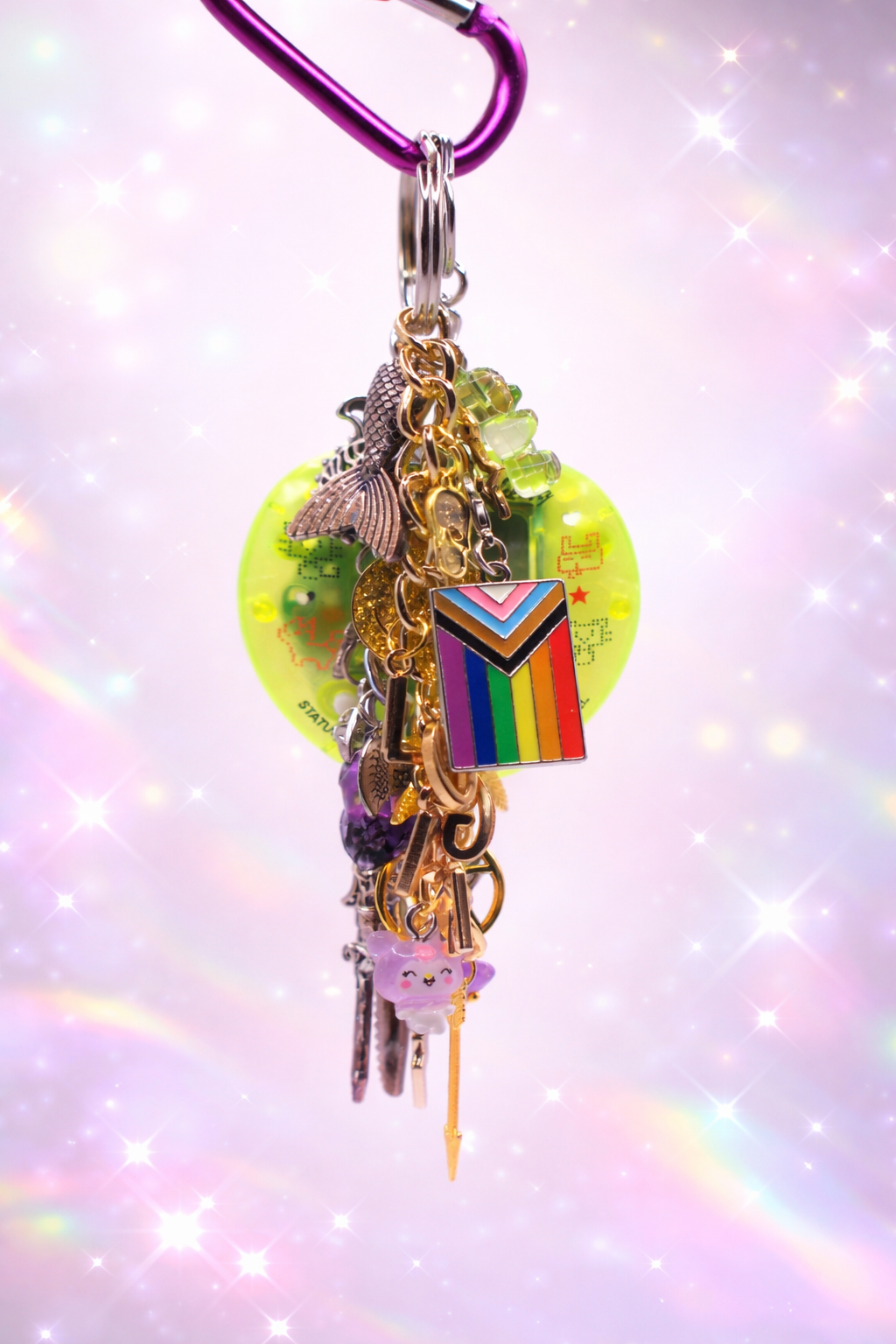 Logan pride keychain