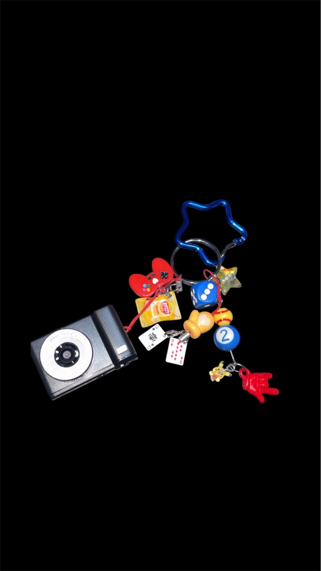 Retro game digital camera charm