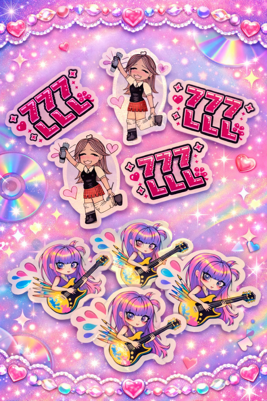 Sticker collection - all three