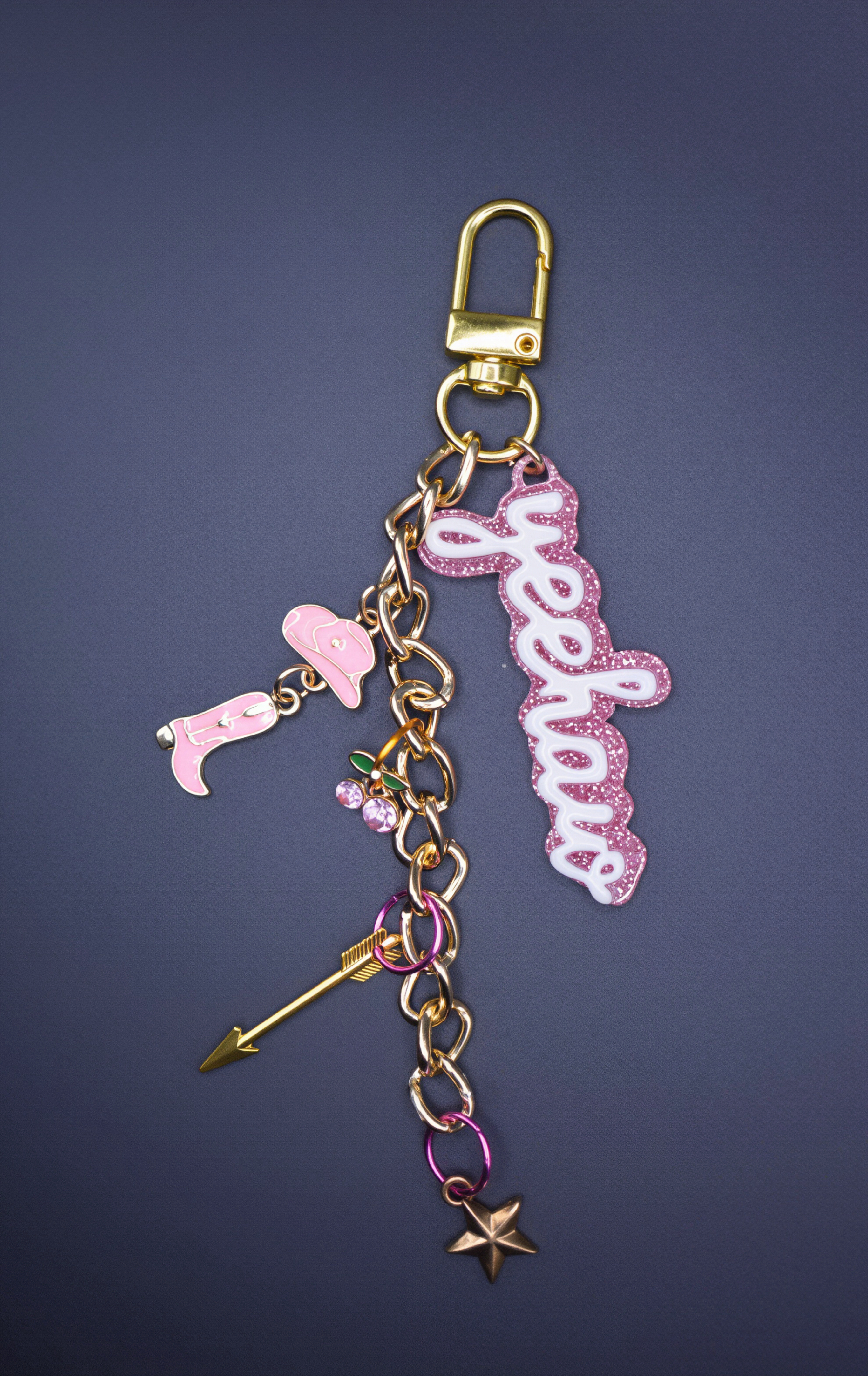 Cowgirl Barbie single-strand charm