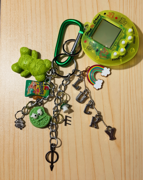 Cyberpop Luck Keychain